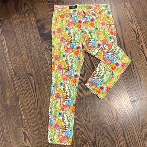 Floral fun jeans/pants - J. Crew